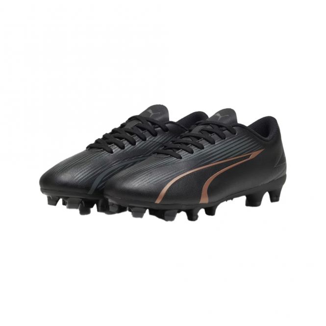 Puma ULTRA PLAY FG/AG JR Fussballschuh - black copper rose