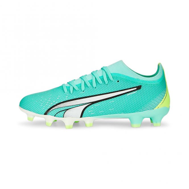 Puma ULTRA MATCH FG/AG Wn's Damen Fussballschuh - Electric Peppermint/White-Fast Yellow