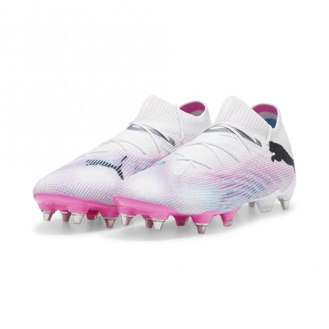 Puma FUTURE 7 ULTIMATE MxSG Fussballschuh - white poison pink