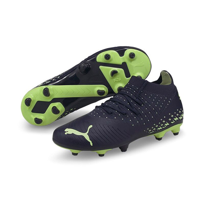 Puma FUTURE Z 3.4 FG/AG JR Fussballschuh - parisian night fizzy light pistachio