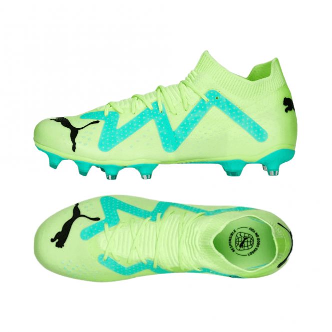 Puma FUTURE MATCH FG/AG Wn's Damen Fussballschuh - Fast Yellow/Black Electric Peppermint