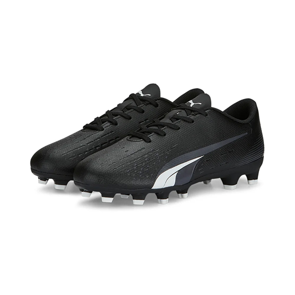 Puma ULTRA PLAY FG/AG Jr. Fussballschuh - schwarz weiss