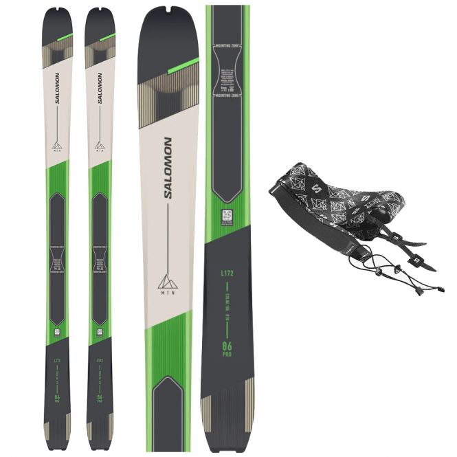 Salomon MTN 86 PRO + Skins (Tourenski-Set)