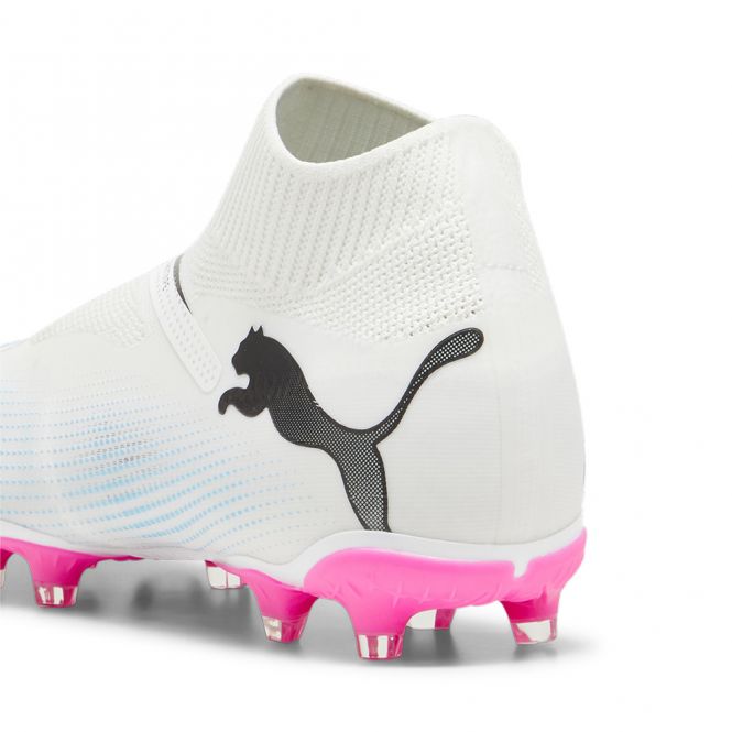 Puma FUTURE 7 MATCH+ LL FG/AG Fussballschuh - white poison pink