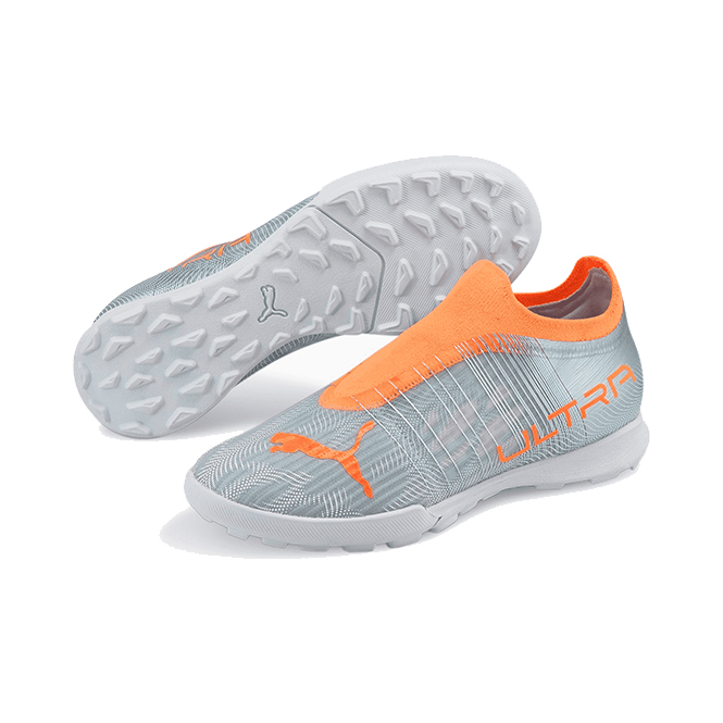 Puma ULTRA 3.4 TT Jr. Kunstrasenschuh - silber orange