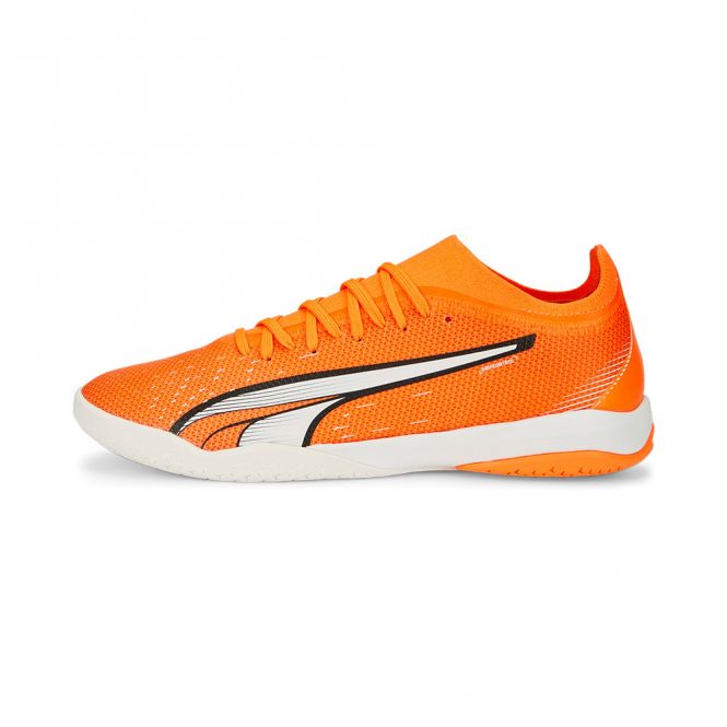 Puma ULTRA MATCH IT Hallenschuh - ultra orange white blue glimmer