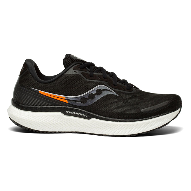 saucony Triumph 19 Herren Laufschuh - Black/White