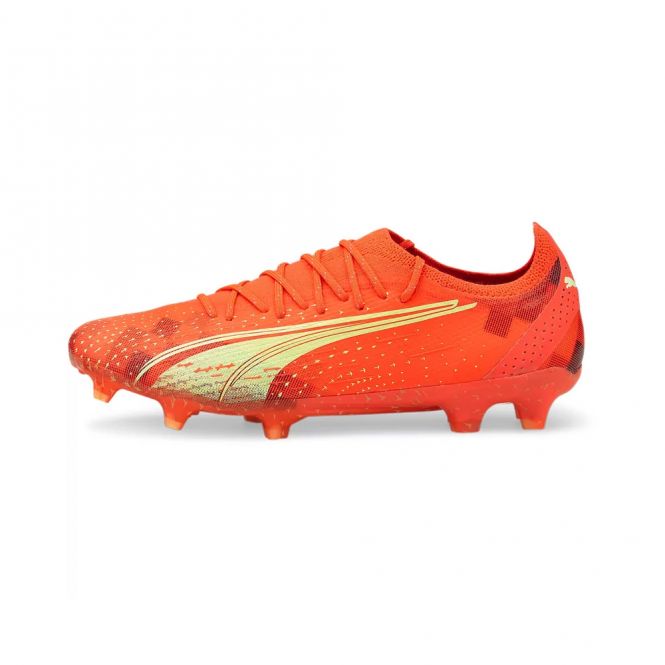 Puma ULTRA Ultimate FG/AG Fussballschuh - fiery coral/fizzy light/puma black