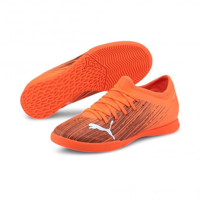 Puma ULTRA 3.1 IT Jr. Hallenschuh shocking orange schwarz