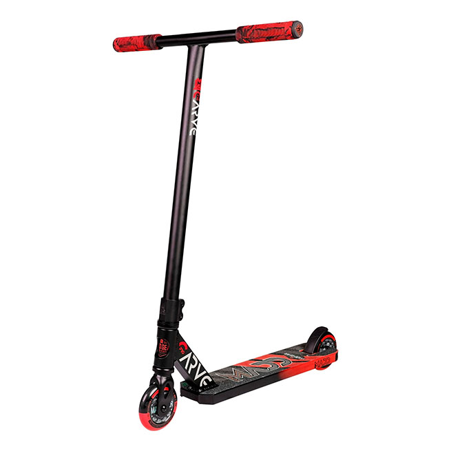 MADD GEAR Carve Pro X Stunt-Scooter - Schwarz, Rot