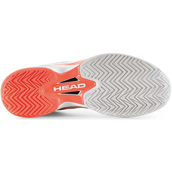 Head Nitro Pro Damen Tennisschuh - white/neon coral