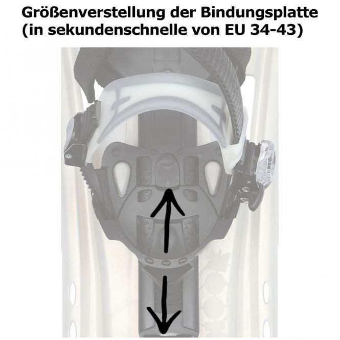 INOOK Odalys Allround-Schneeschuhe - Größen (EU 34>42)