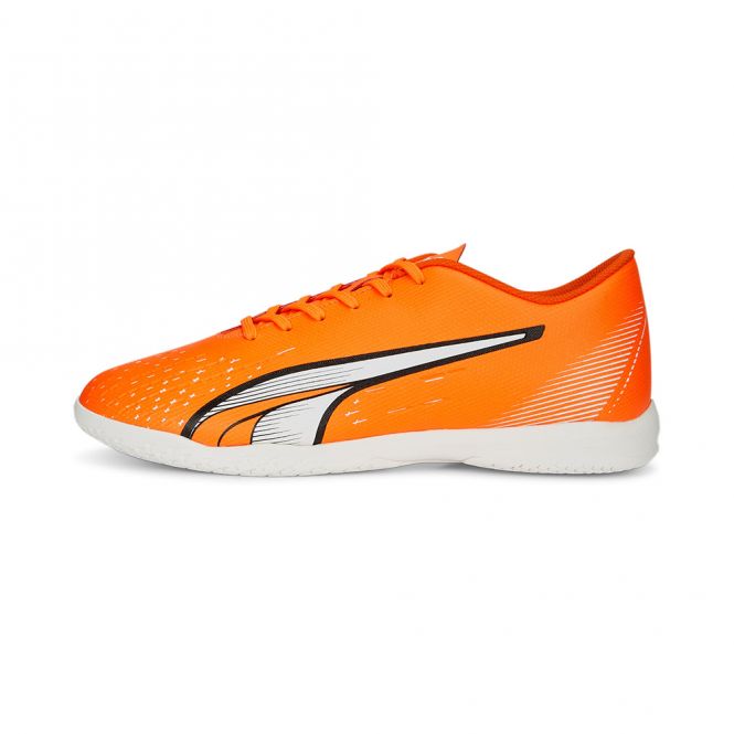 Puma ULTRA PLAY IT Hallenschuh - orange white blue glimmer