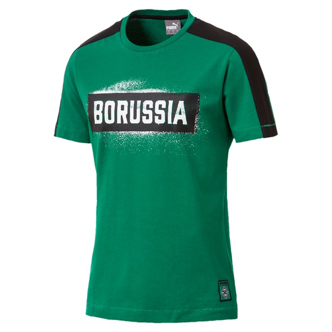 Puma Borussia Mönchengladbach Stencil Fanshirt Grün