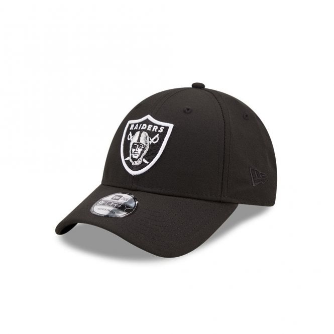 New Era NFL Raiders Black Base Snapback 9Forty Cap - schwarz