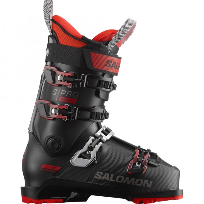 Salomon S/PRO Alpha 100 Herren Skischuhe - schwarz rot 2023