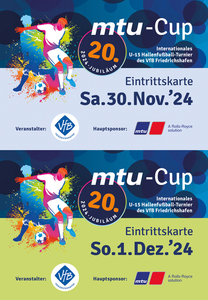 Tickets für den 20. MTU-CUP am 30.11 und 01.12.24