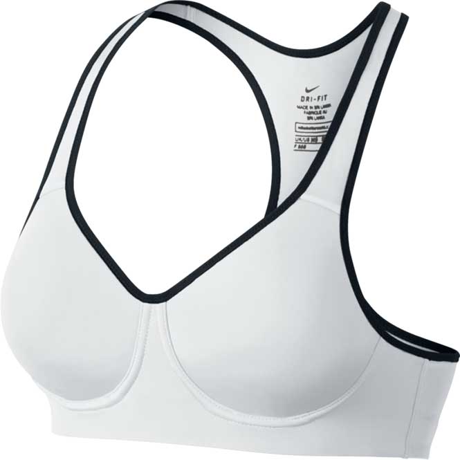 Nike Pro Rival Bra Weiss