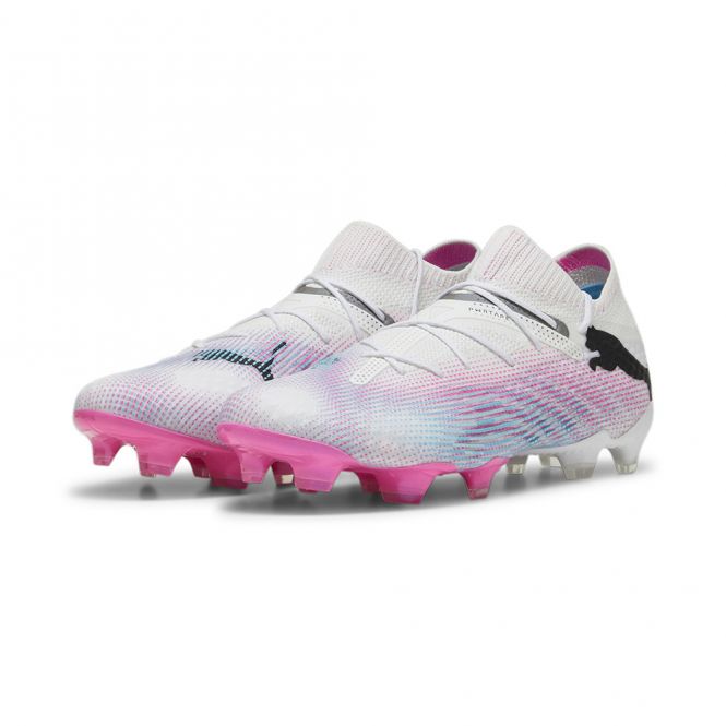 Puma FUTURE 7 ULTIMATE FG/AG Fussballschuh - white poison pink