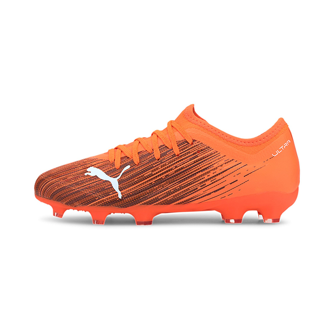 Puma ULTRA 3.1 FG/AG Jr. Fussballschuh shocking orange schwarz