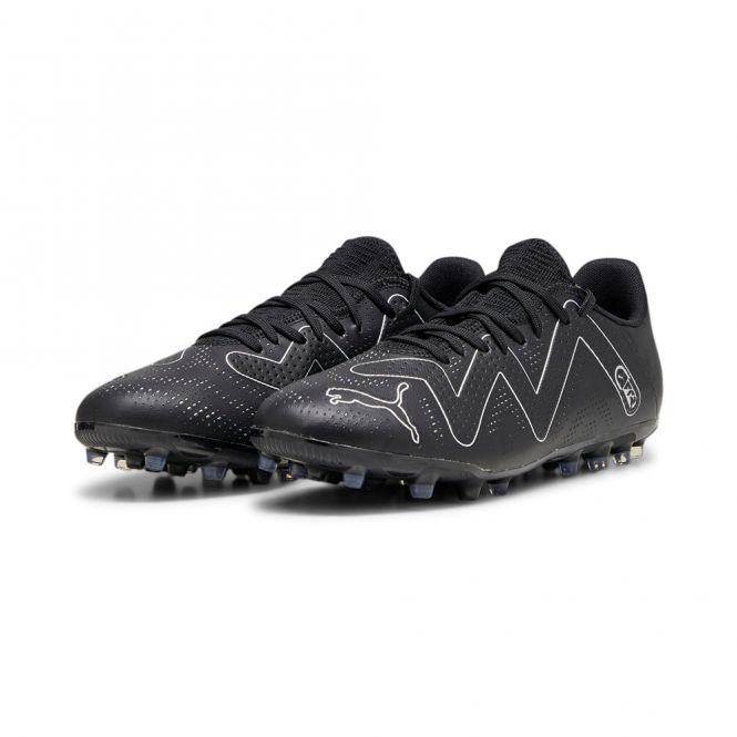 Puma FUTURE PLAY MG Rasen + Kunstrasenschuh - black silver