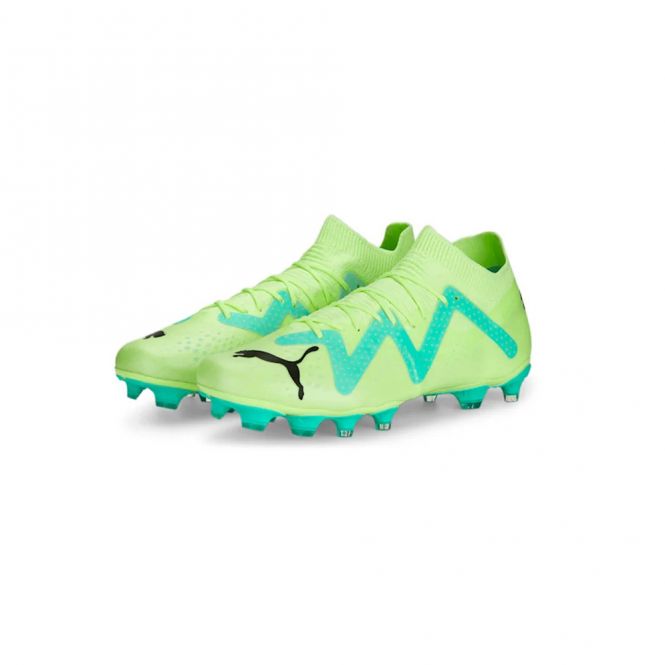 Puma FUTURE MATCH FG/AG Fussballschuh -  Fast Yellow/Black Electric Peppermint