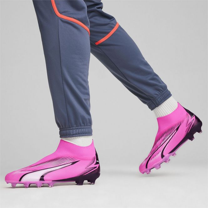 Puma ULTRA MATCH+ LL FG/AG Fussballschuh - poison pink