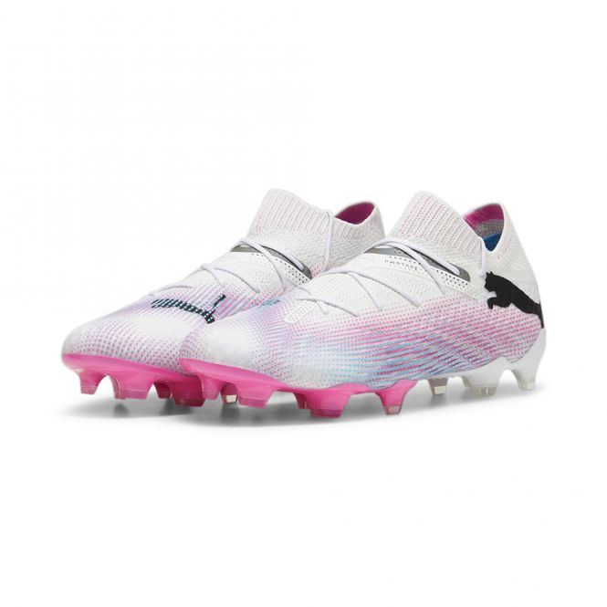 Puma FUTURE 7 ULTIMATE FG/AG WN's Damen Fussballschuh - white poison pink