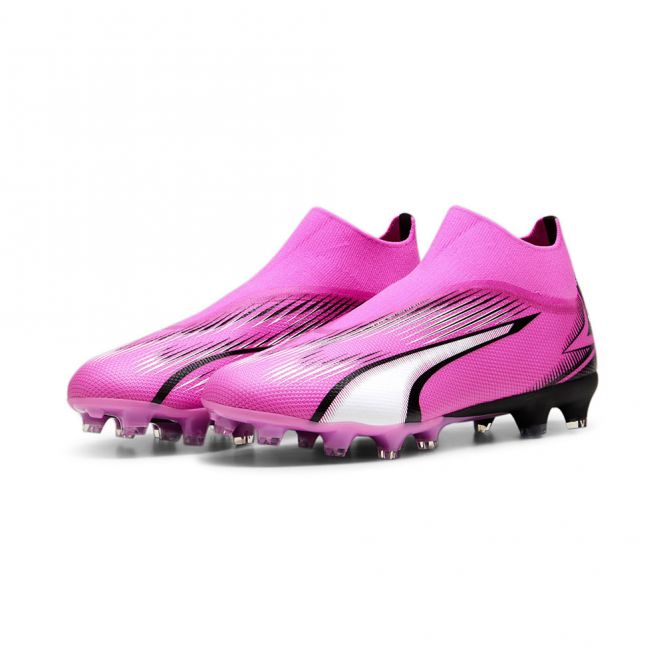 Puma ULTRA MATCH+ LL FG/AG Fussballschuh - poison pink