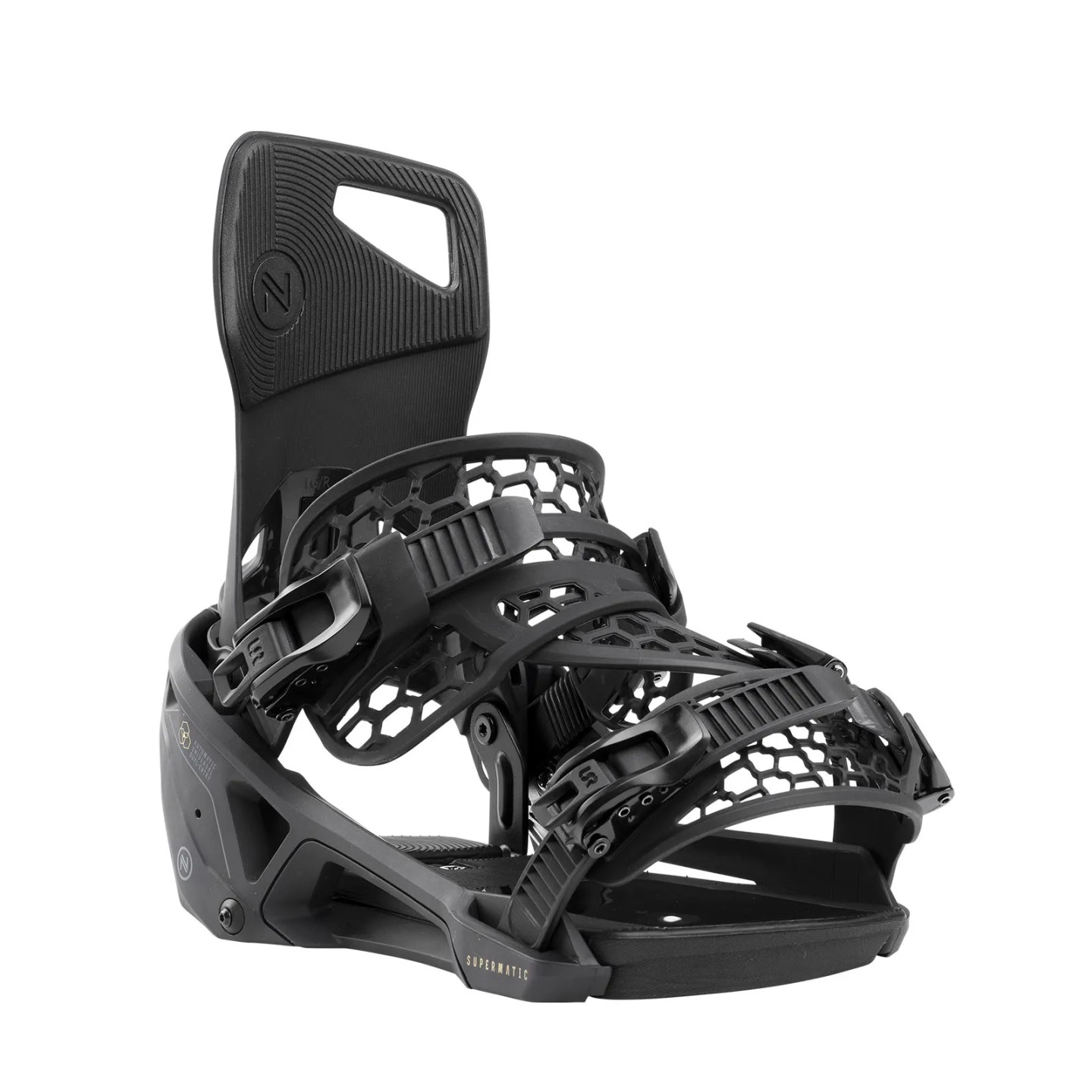 Nidecker Supermatic Snowboard Bindung - schwarz 2025