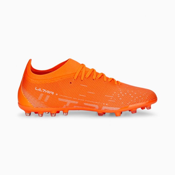 Puma ULTRA MATCH MG Rasen + Kunstrasenschuh - orange white blue glimmer