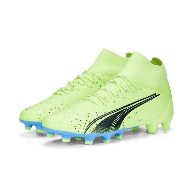 Puma ULTRA PRO FG/AG Fussballschuh - fizzy light parisian night blue glimmer