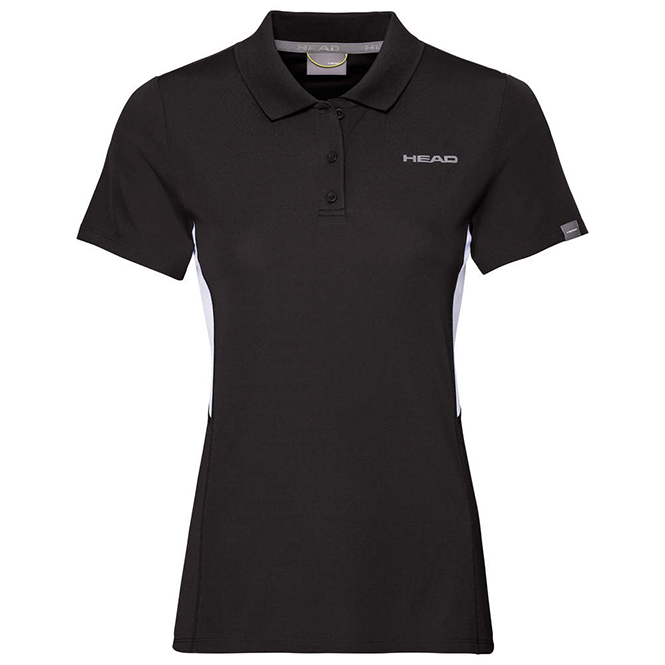 Head Club Tech Polo Damen - schwarz