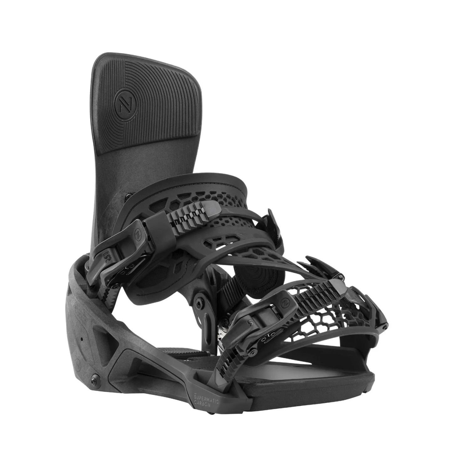 Nidecker Supermatic Carbon Snowboard Bindung - schwarz 2025