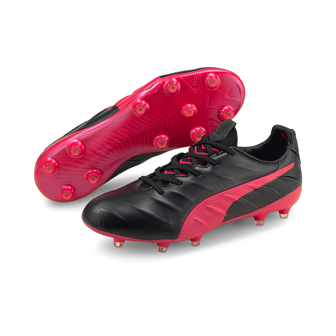 Puma King Platinum FG Fussballschuh - schwarz pink