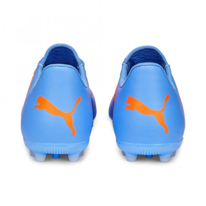 Puma FUTURE PLAY MG Rasen + Kunstrasenschuh - blue glimmer white ultra orange