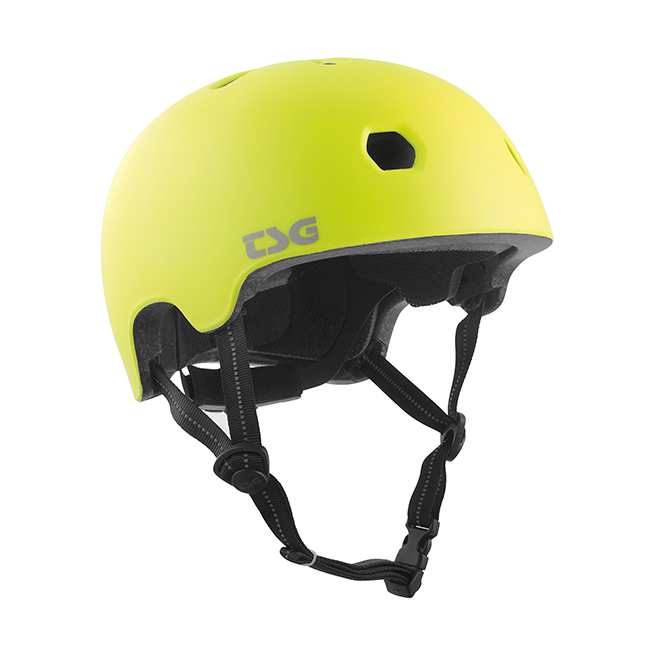 TSG META Skatehelm - Satin Acid Yellow