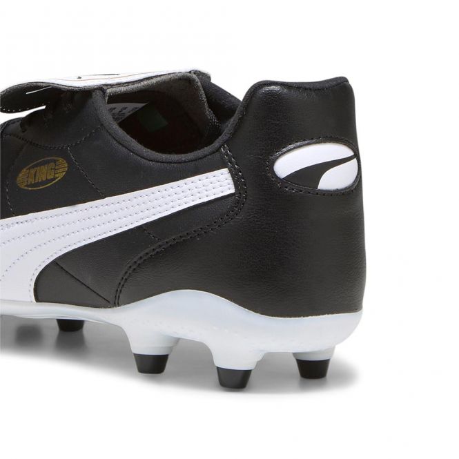 Puma KING TOP FG/AG Fussballschuh - schwarz weiss