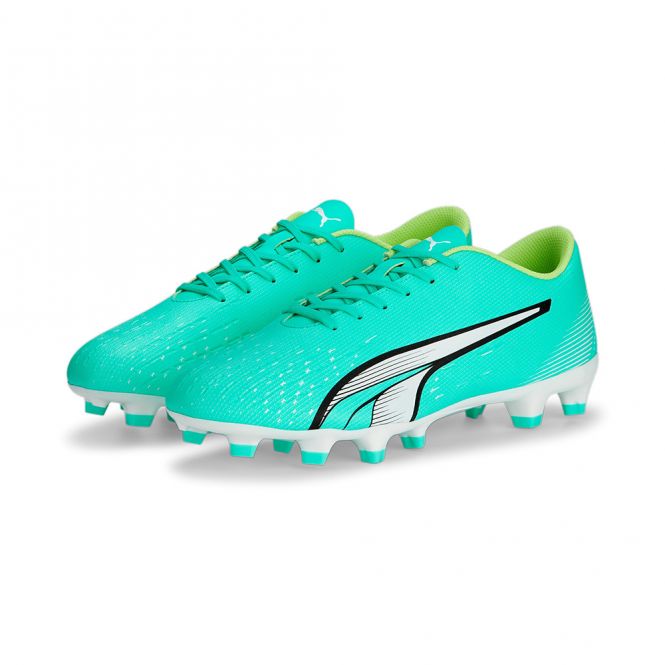 Puma ULTRA PLAY FG/AG Fussballschuh - türkis gelb