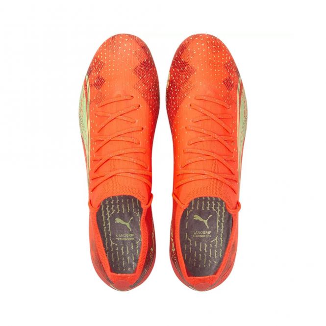 Puma ULTRA Ultimate FG/AG Fussballschuh - fiery coral/fizzy light/puma black