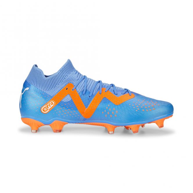 Puma FUTURE MATCH FG/AG Fussballschuh - Blue Glimmer White Ultra Orange