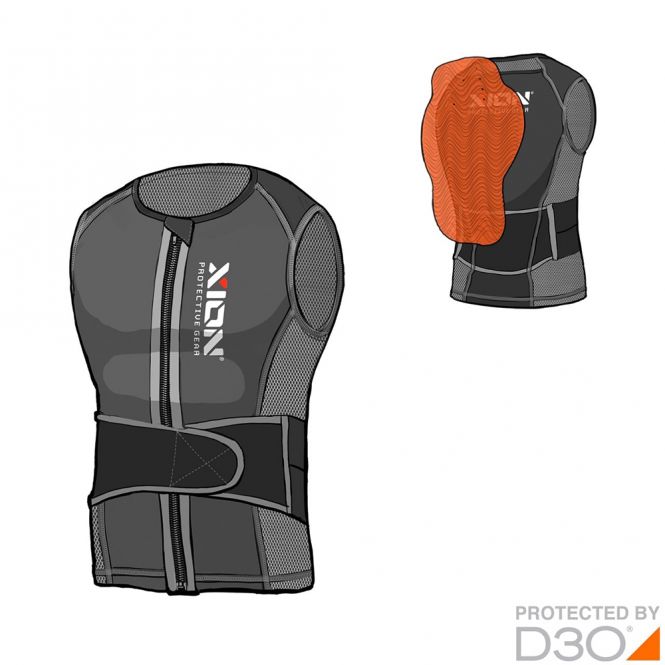 XION NS Vest Freeride-V2 Kinder Rückenprotektor