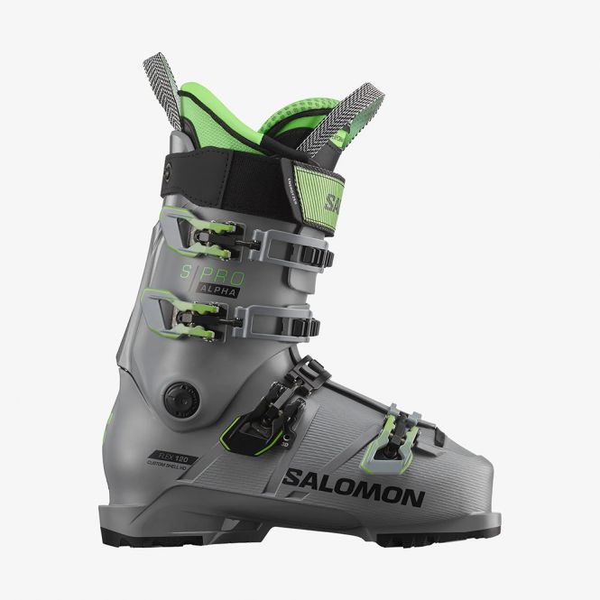 Salomon S/PRO Alpha 120 Herren Skischuhe - grau grün 2023