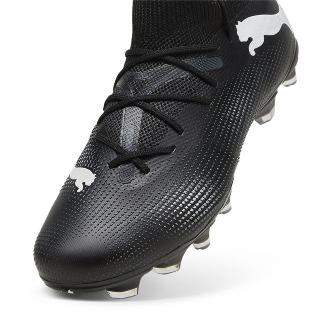 Puma FUTURE 7 MATCH FG/AG Fussballschuh - black white