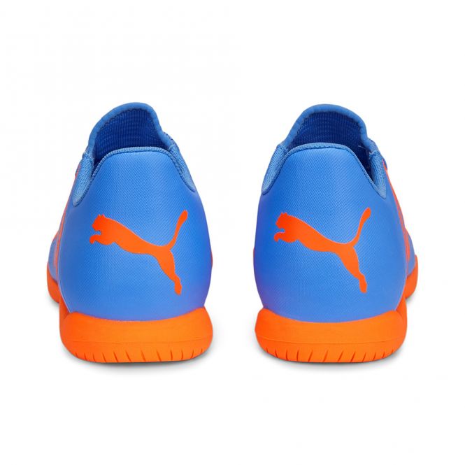 Puma FUTURE PLAY IT Hallenschuh - blue glimmer white ultra orange