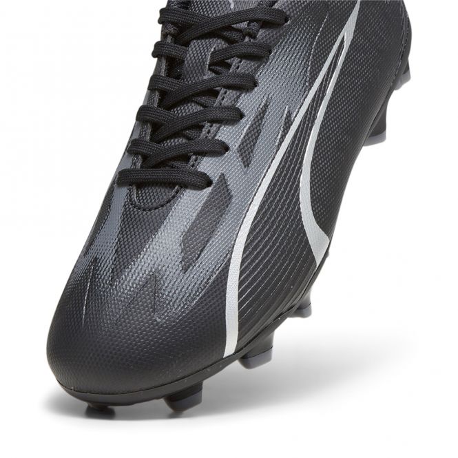 Puma ULTRA PLAY FG/AG JR Fussballschuh - black silver