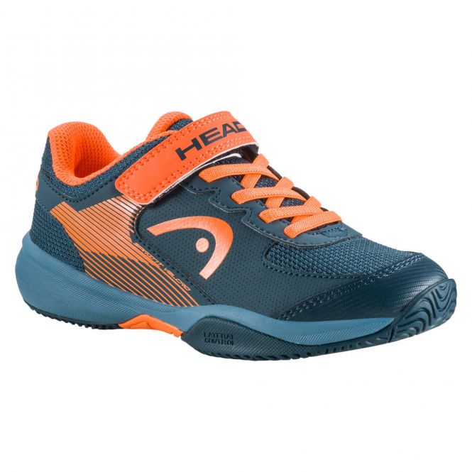 Head Sprint Velcro 3.0 Kinder Tennisschuh - blau orange