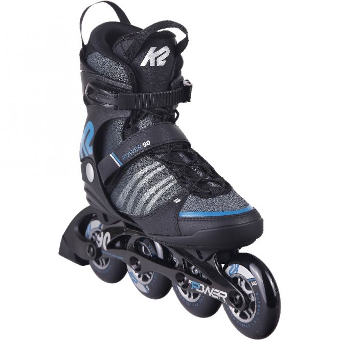 K2 POWER 90 Inline Skate schwarz/blau