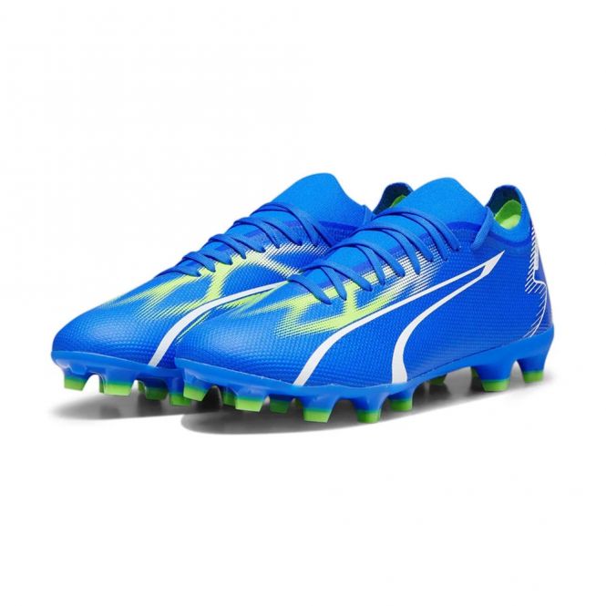 Puma ULTRA MATCH FG/AG Fussballschuh - blue pro green