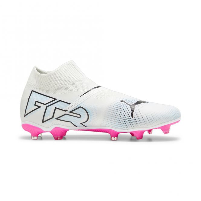 Puma FUTURE 7 MATCH+ LL FG/AG Fussballschuh - white poison pink